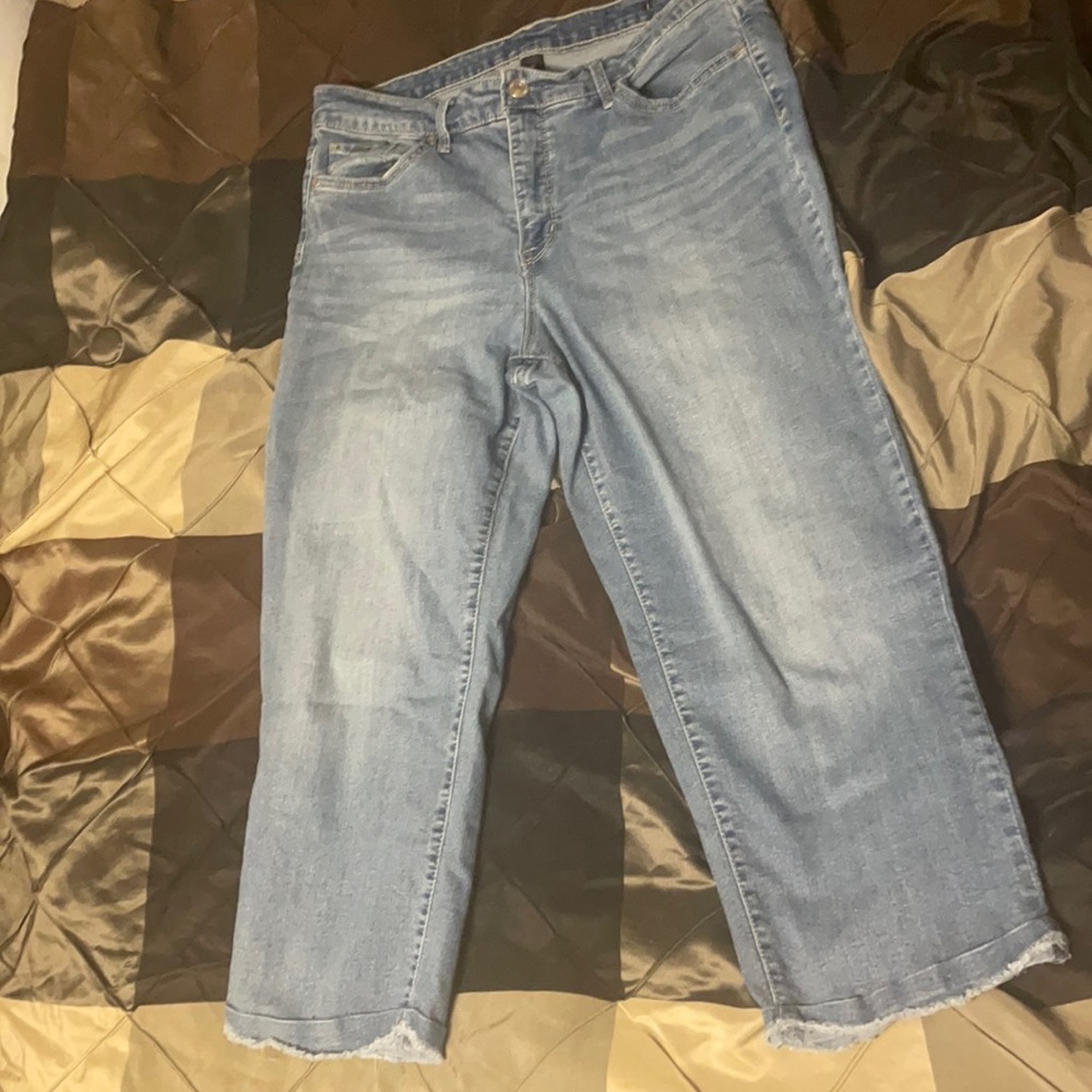 blue jean capri